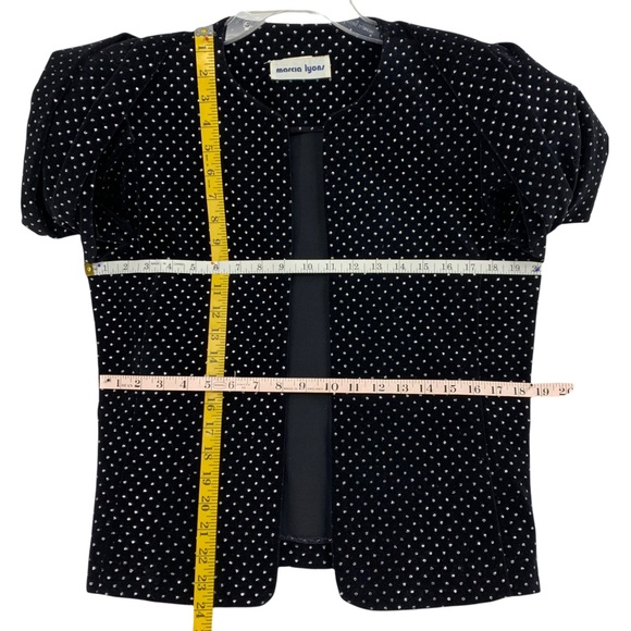 Vintage Open Front Blazer/ Jacket with Matching Bow Tie- Made in the USA - Picture 13 of 14